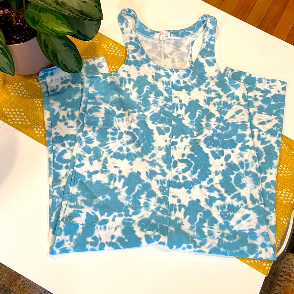 Collie tie dye jumpsuit